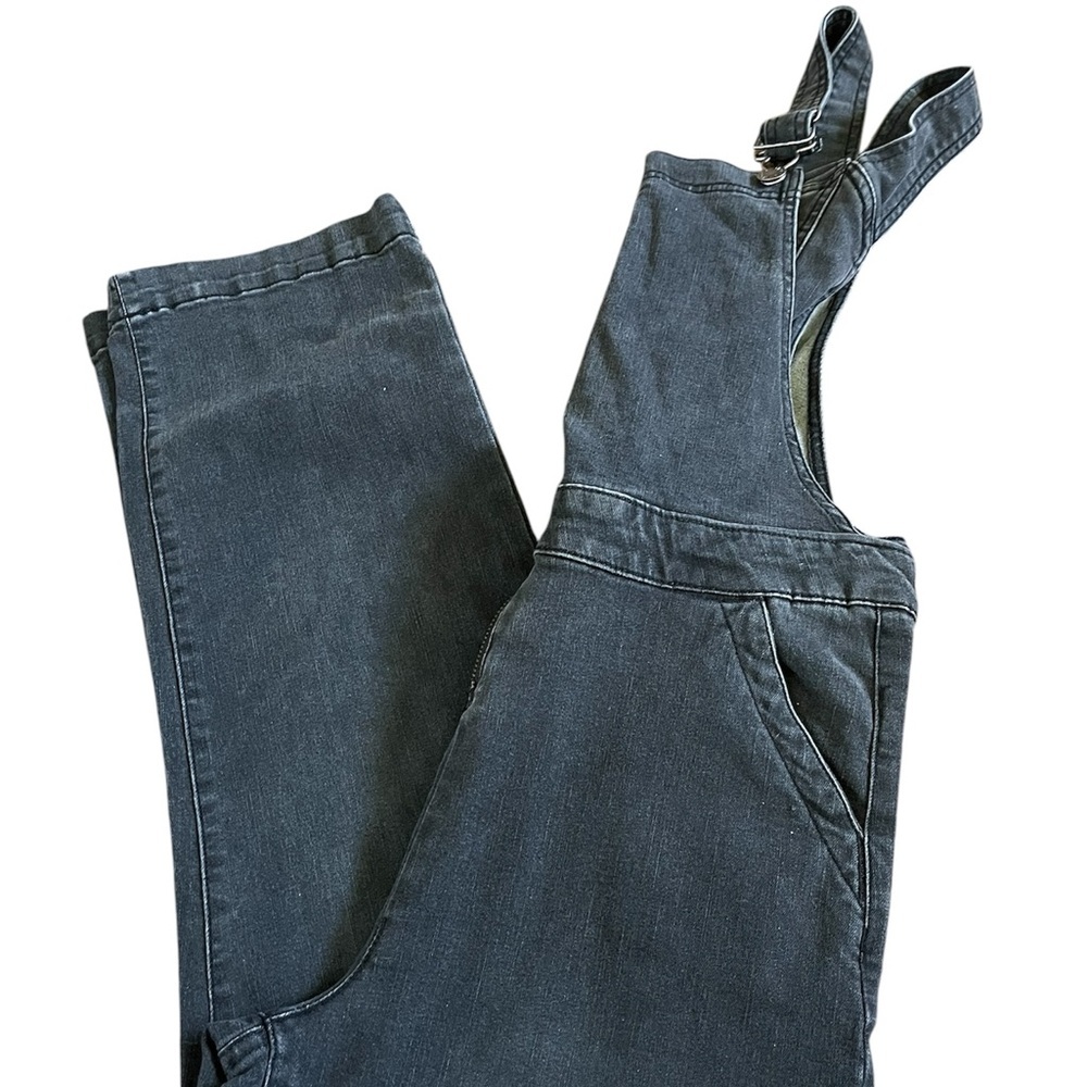 Art Class Girlfriend Black Denim Overalls